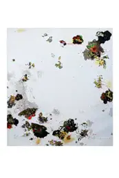 8525 - Acryllack, Buntstift, Blattgold - 100x85cm - 2025