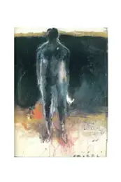 Acryl, Kreide auf Papier - 56x42cm