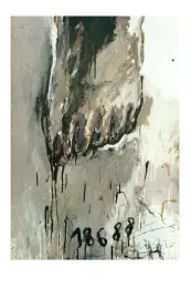 Acryl, Kreide auf Papier - 100x70cm